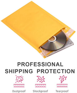 # 4 9.5 X14 (9.5" x 13.75")KRAFT BUBBLE MAILERS SHIPPING MAILING PADDED BAGS ENVELOPES SELF SEA