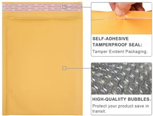 Kraft Bubble Mailers 12.5'' x 19'' (Inner: 12.5'' x 18'')